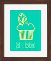 Let's Bake - Dessert IV Teal Fine Art Print