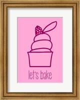 Let's Bake - Dessert III Pink Fine Art Print
