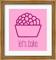 Let's Bake - Dessert II Pink Fine Art Print