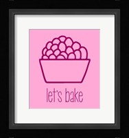 Let's Bake - Dessert II Pink Fine Art Print
