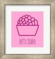 Let's Bake - Dessert II Pink Fine Art Print