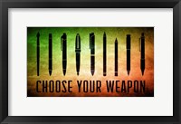 Choose Your Weapon - Scrotched Earth Fine Art Print