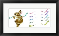 Spring Fling - Dancing Bunny Fine Art Print