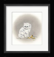 White Kitty (Ornament) Fine Art Print