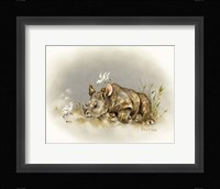 Rhino Baby Fine Art Print