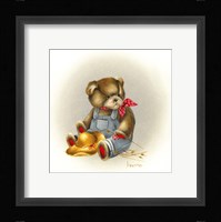 Country Teddy Fine Art Print