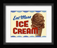 Eat More Ice Cream Fine Art Print