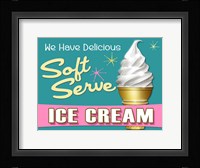 Soft Serve Turquoise Fine Art Print