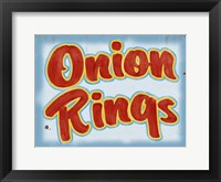 Onion Rings Distressed Fine Art Print