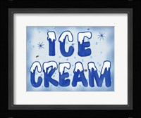 Ice Cream Distressed Fine Art Print