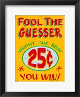 Fool The Guesser Distressed Fine Art Print