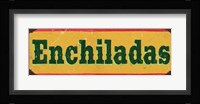 Enchiladas Gold Framed Print