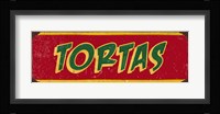 Tortas Red Framed Print