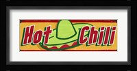 Hot Chili Gold Framed Print