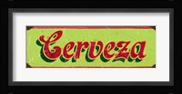 Cervesa Lime Framed Print