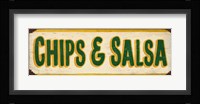 Chips And Salsa Cream Framed Print
