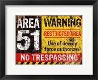 Area 51 Horiz Fine Art Print