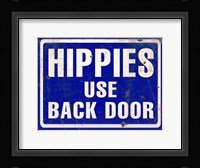 Hippies Back Door Fine Art Print