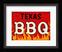 BBQ Texas Framed Print