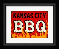 BBQ Kansas City Framed Print