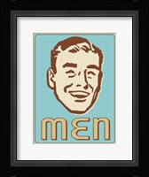 Guys Turquoise Framed Print