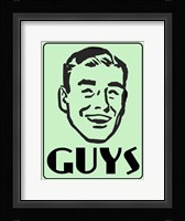Guys Green Framed Print