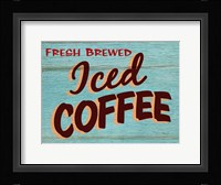 Iced Coffee Rustic - Rectangle Fine Art Print
