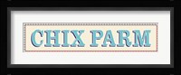 Chix Parm Framed Print