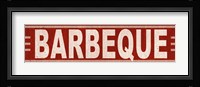 BBQ Framed Print