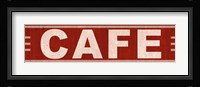 Cafe Framed Print