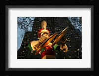 Rockefeller Center Toy Soldier With Cymbals Framed Print