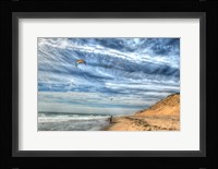 Cape Cod Kite Boarders Framed Print