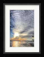 Key West Pier Sunset Vertical Fine Art Print