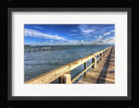 Two Piers Sebastian Florida Fine Art Print
