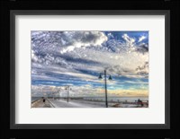 White Street Pier And Sky Fine Art Print