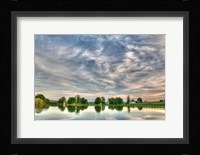 BC Wide Sunset With Pond Fine Art Print