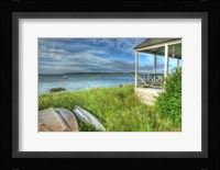 CC Porch And Boats Fine Art Print