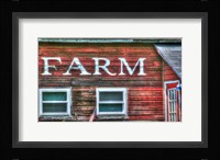 Farm Lettering 2 Fine Art Print