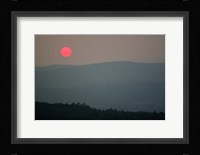 Heatwave Sunset Framed Print