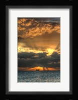 Key West Vertical with Schooner Fine Art Print