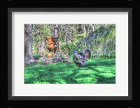 Turkey and Corn Husker Fine Art Print