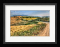 Tuscan Ridge Top Trail Framed Print
