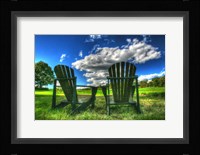 Two Chairs Back 20 Fine Art Print