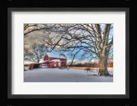 Winter Barn Fine Art Print