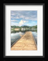 Lake Pier Vertical Fine Art Print
