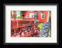 Tractor and Barn Fine Art Print