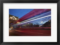 Bus Tower Bridge Framed Print
