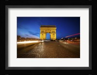 Arc de Triomphe Blue Hour Fine Art Print