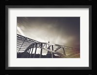 Glimpse of the Eiffel BW Fine Art Print