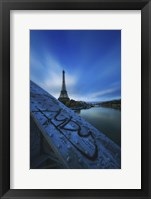 Seine & Eiffel Framed Print